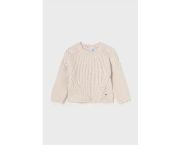 Mayoral pulover bebe culoarea bej, 2324