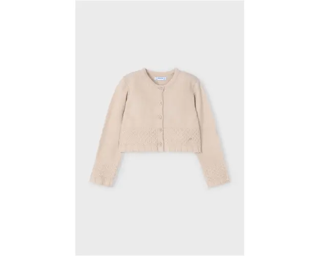 Mayoral pulover pentru copii din amestec de lana culoarea bej, 4361