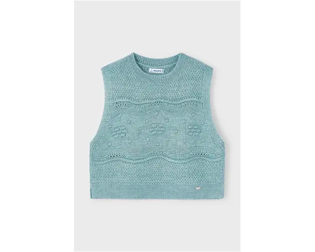 Mayoral vesta copii culoarea turcoaz, light, 4364