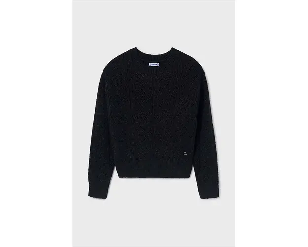Mayoral pulover pentru copii din amestec de lana culoarea negru, light, 7303