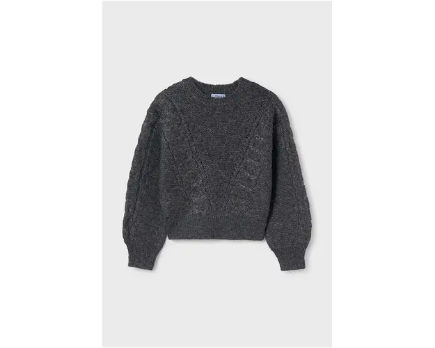 Mayoral pulover pentru copii din amestec de lana culoarea gri, 7310