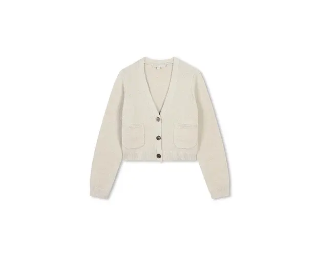 Michael Kors cardigan copii culoarea bej, R30160