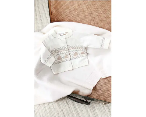 Tartine et Chocolat cardigan bebe culoarea bej, TZ18030