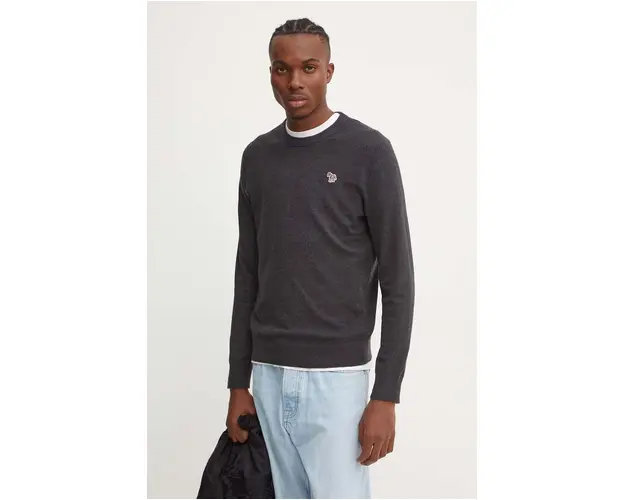 PS Paul Smith pulover din amestec de lana barbati, culoarea gri, light, M2R.530XZ.N22226