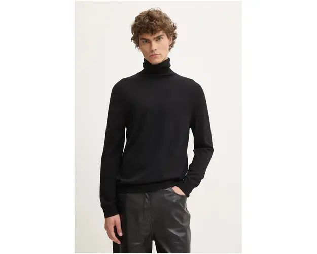 PS Paul Smith pulover barbati, culoarea negru, light, cu guler, M2R.983Y.N21861