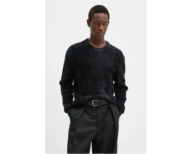 The Kooples pulover de casmir culoarea negru, light, HPUL29023K