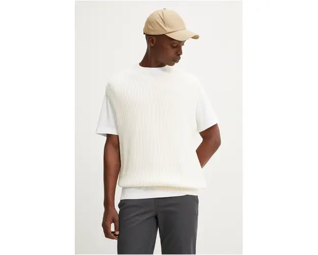 Hollister Co. vesta culoarea bej, KI320-4045