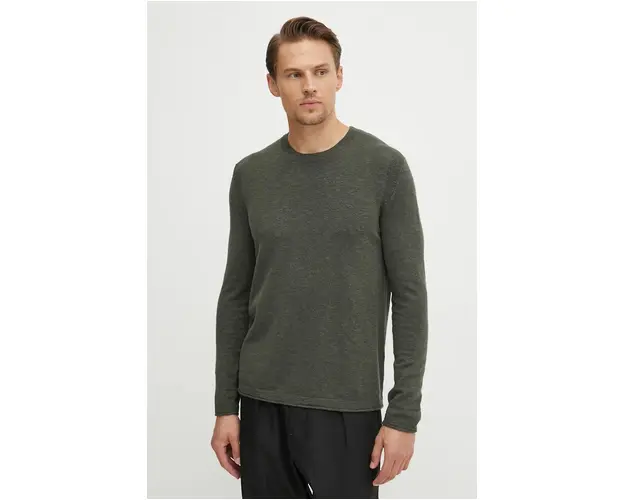 Sisley pulover barbati, culoarea verde, light, 1VGHS103Q