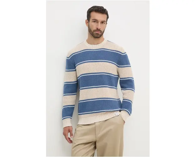 Pepe Jeans pulover de bumbac CHARLTON culoarea bej, PM702451