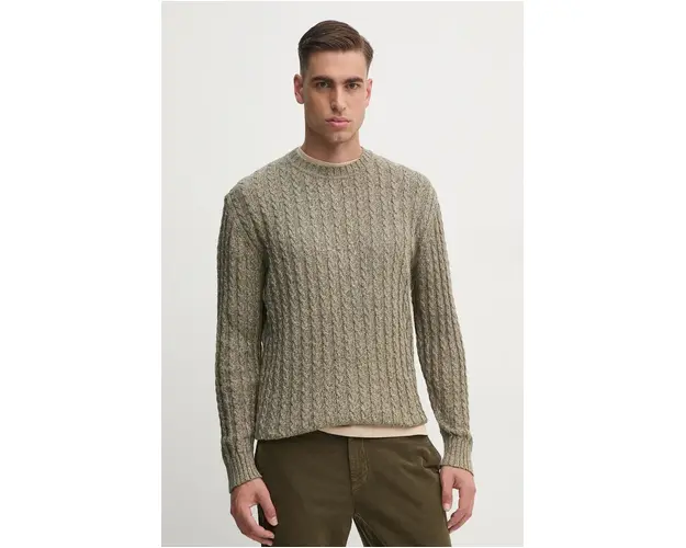 Pepe Jeans pulover de bumbac CHARLIE culoarea verde, light, PM702453