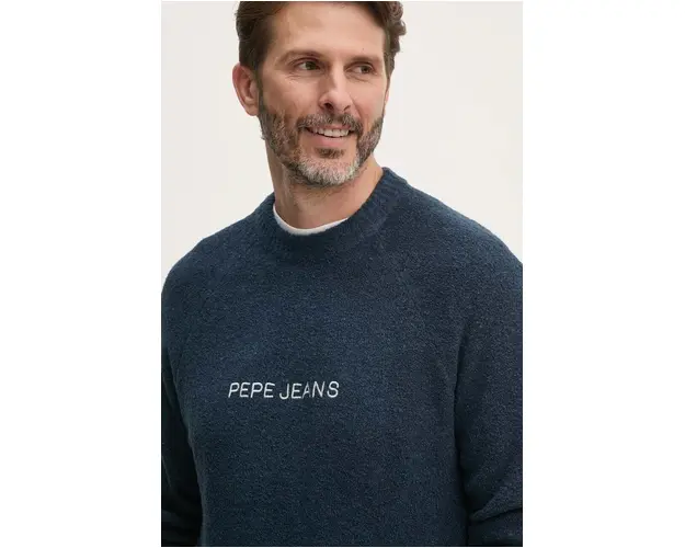 Pepe Jeans pulover CLOY barbati, culoarea albastru marin, light, PM702461