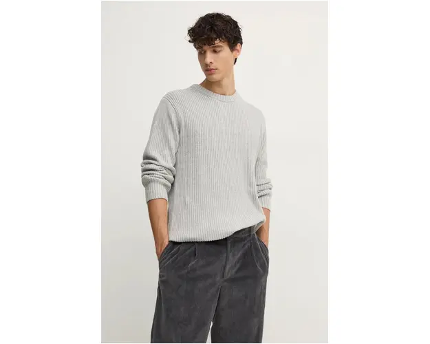 Pepe Jeans pulover de bumbac COLIN CREW NECK culoarea gri, PM702478