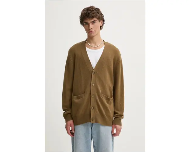 Levi's cardigan din lana culoarea maro, A8621