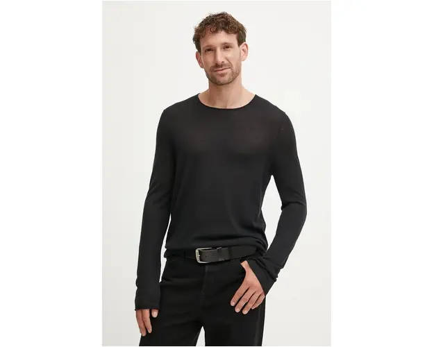 ZADIG&VOLTAIRE pulover de casmir culoarea negru, light, KMSW00024