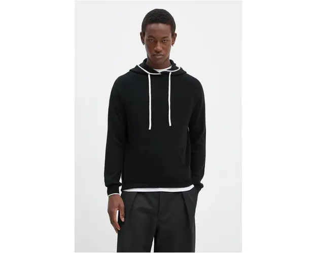 FROM FUTURE pulover barbati, culoarea negru, light, MPH01174