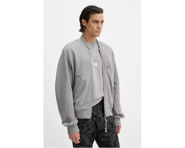 G-Star Raw hanorac de bumbac culoarea gri, D25107-D395