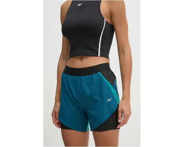 Reebok pantaloni scurti de alergare modelator, high waist, 100205434