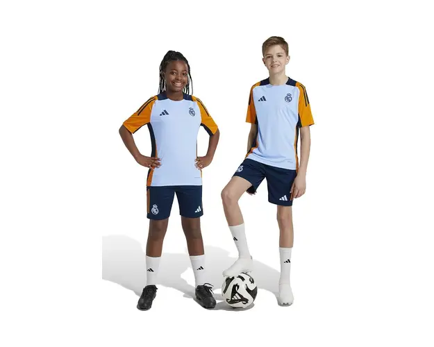 adidas Performance pantaloni scurti copii REAL TR SHO culoarea albastru marin, modelator, talie reglabila, IT5107