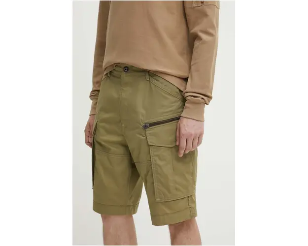 G-Star Raw pantaloni scurti barbati, culoarea verde, D08566-D308