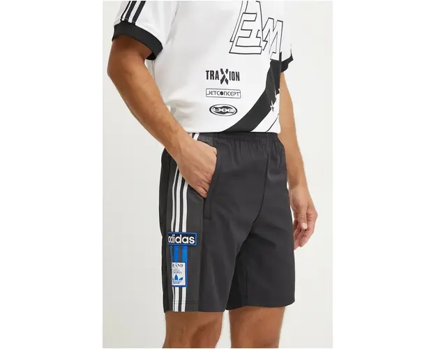 adidas Originals pantaloni scurti Adicolor barbati, culoarea negru, IY4849