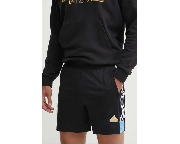 adidas pantaloni scurti Tiro barbati, culoarea negru, IY4485