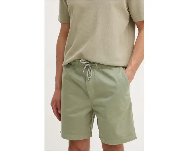 Pepe Jeans pantaloni scurti RELAXED SHORT barbati, culoarea verde, PM801104