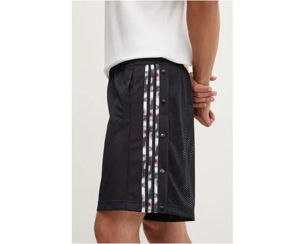 adidas Originals pantaloni scurti Pride barbati, culoarea negru, IX5610