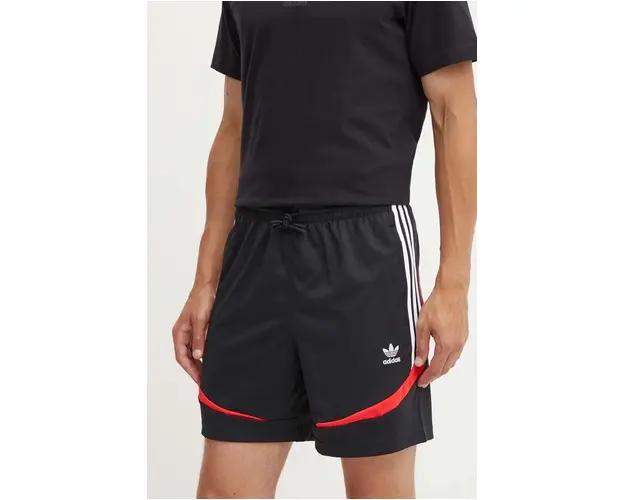 adidas Originals pantaloni scurti barbati, culoarea negru, IX9642