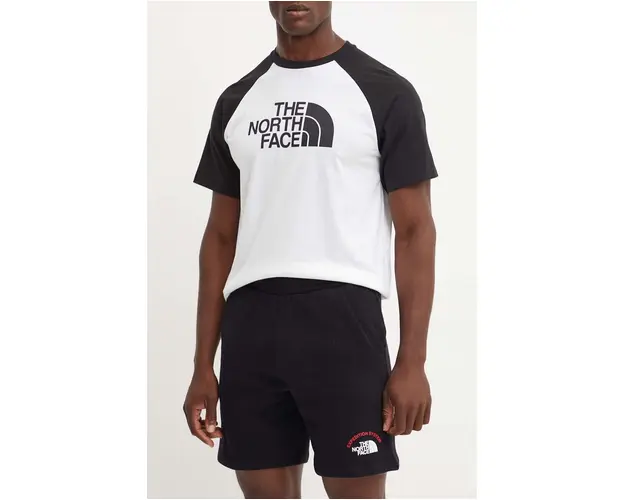 The North Face pantaloni scurti din bumbac Short Expedition System culoarea negru, NF0A89DFJK31