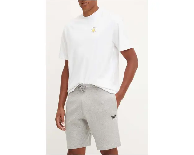 Reebok pantaloni scurti barbati, culoarea gri, melanj, 100202834