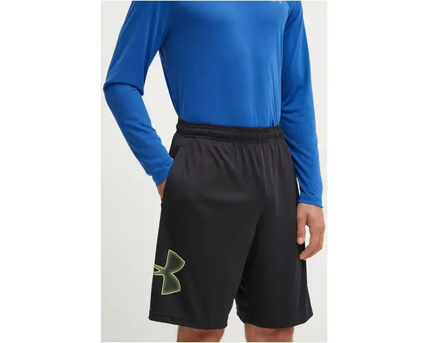 Under Armour pantaloni scurti de antrenament Tech Graphic culoarea negru, 1306443