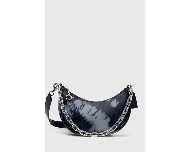 Coach poseta de piele Mira culoarea albastru marin, CU045