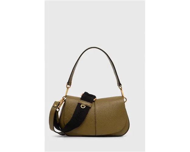 Gianni Chiarini poseta de piele HELENA ROUND culoarea verde, BS 11088 TKL-NA