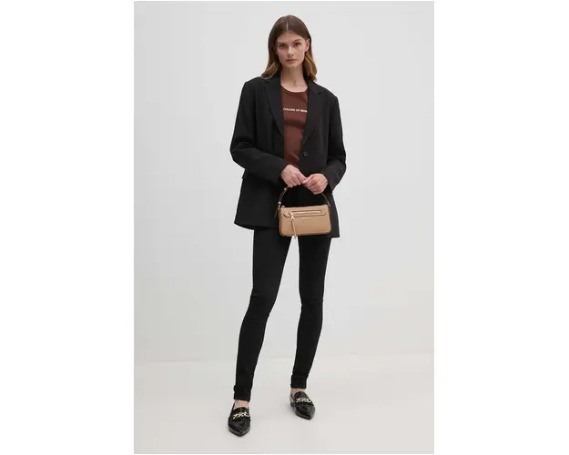 Dkny poseta de piele culoarea bej, R42HKE18