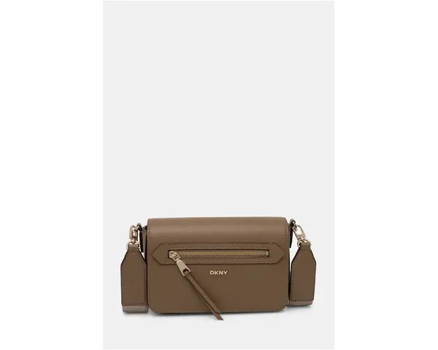 Dkny poseta de piele culoarea maro, R42E3E21