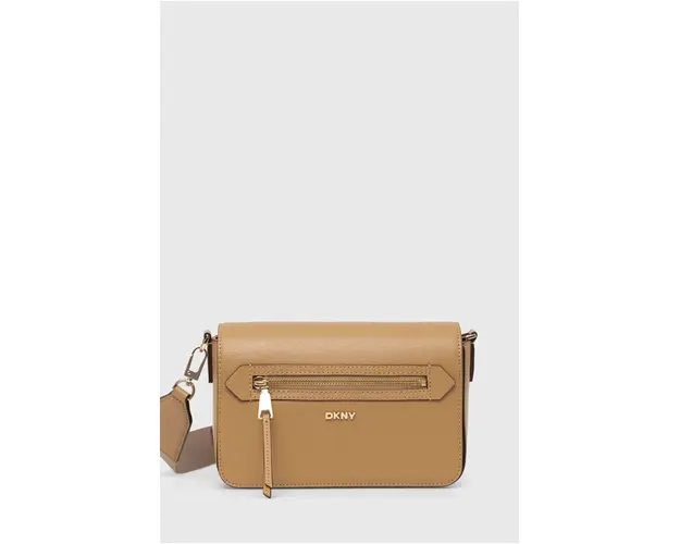 Dkny poseta de piele culoarea bej, R42E3E21