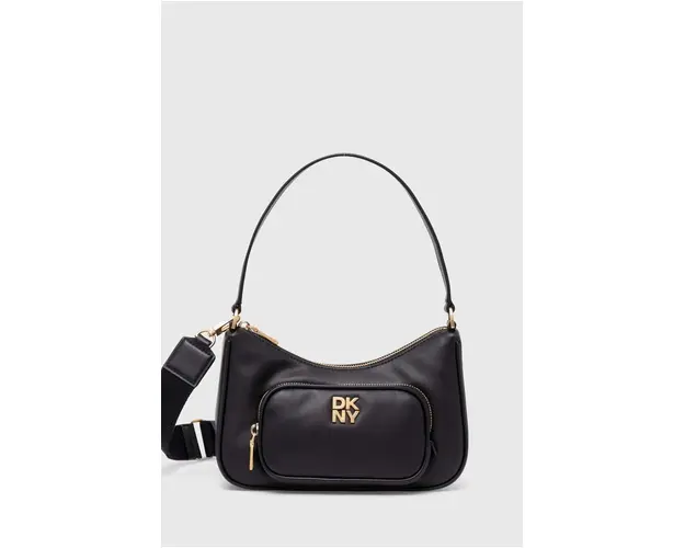 Dkny poseta de piele culoarea negru, R423KE51