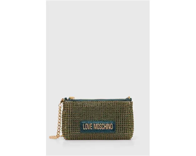 Love Moschino poseta culoarea verde, JC4046PP1LLP100A