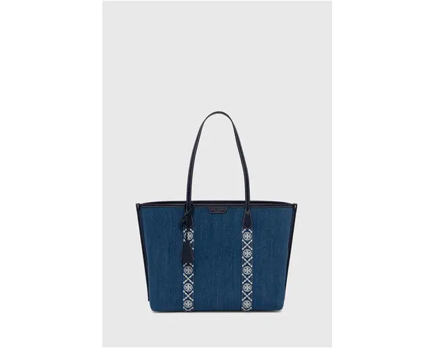 Tory Burch poseta Perry Denim Triple-Compartment 159268.426