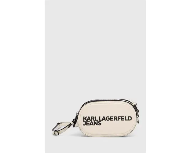 Karl Lagerfeld Jeans poseta culoarea bej, 245J3010