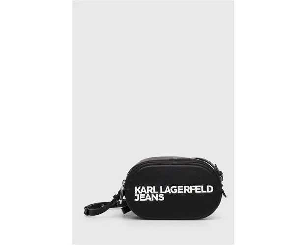 Karl Lagerfeld Jeans poseta culoarea negru, 245J3010