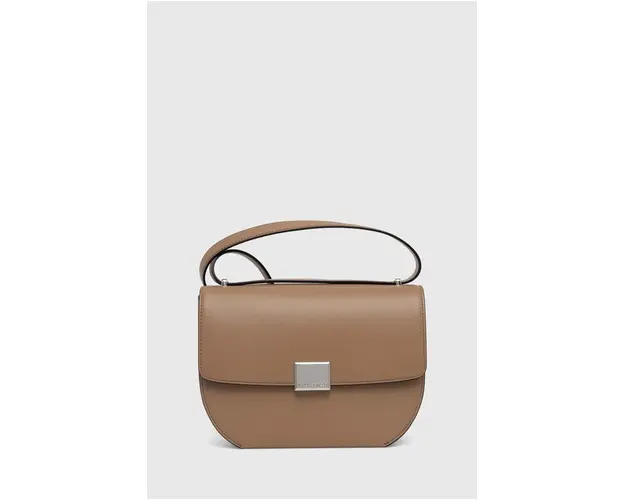 Karl Lagerfeld poseta de piele culoarea maro, 245W3056