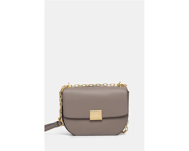 Karl Lagerfeld poseta de piele culoarea maro, 245W3057