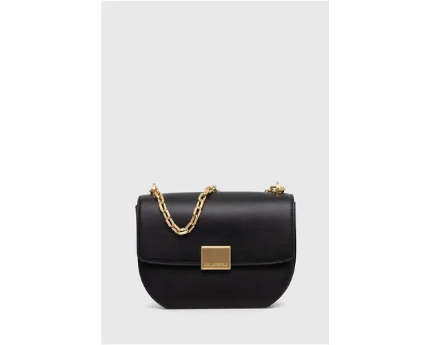 Karl Lagerfeld poseta de piele culoarea negru, 245W3057