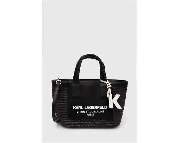 Karl Lagerfeld poseta culoarea negru, 245W3082