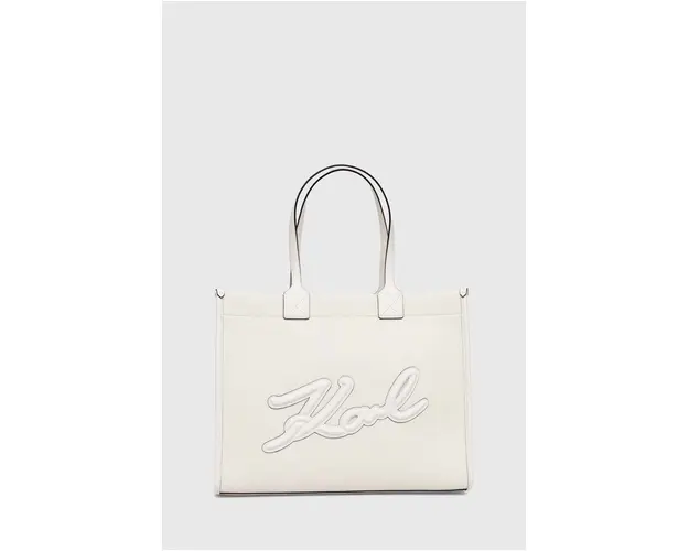 Karl Lagerfeld poseta culoarea alb, 245W3091