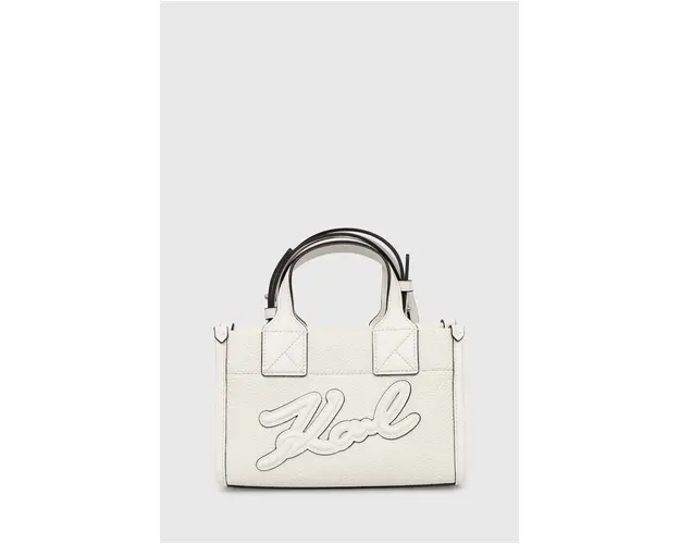 Karl Lagerfeld poseta culoarea alb, 245W3093