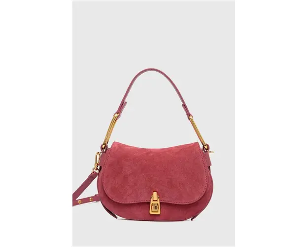 Coccinelle poseta de piele COCCINELLEMAGIE SUEDE BIM culoarea roz, E1 PQS 58 01 01