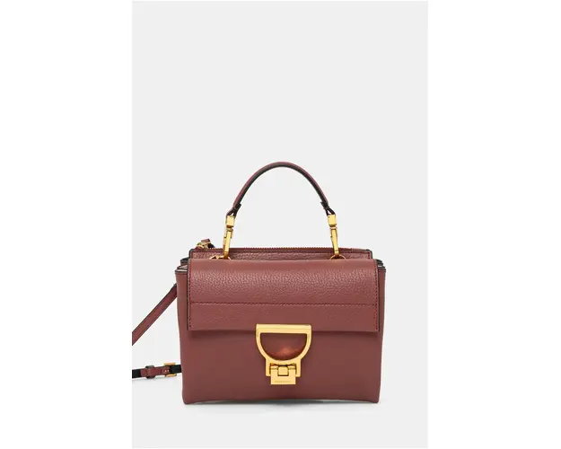 Coccinelle poseta de piele ARLETTIS culoarea bordo, E1 MD5 55 B7 01