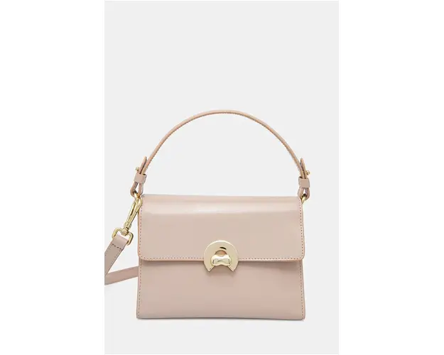 Coccinelle poseta de piele COCCINELLEBINXIE SHINY CA culoarea roz, E1 R8B 58 01 01